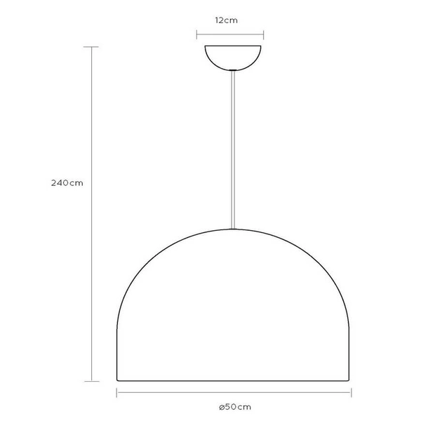 Lampa zwisająca Akron 20421/01/30 Lucide kopuła do gabinetu czarna