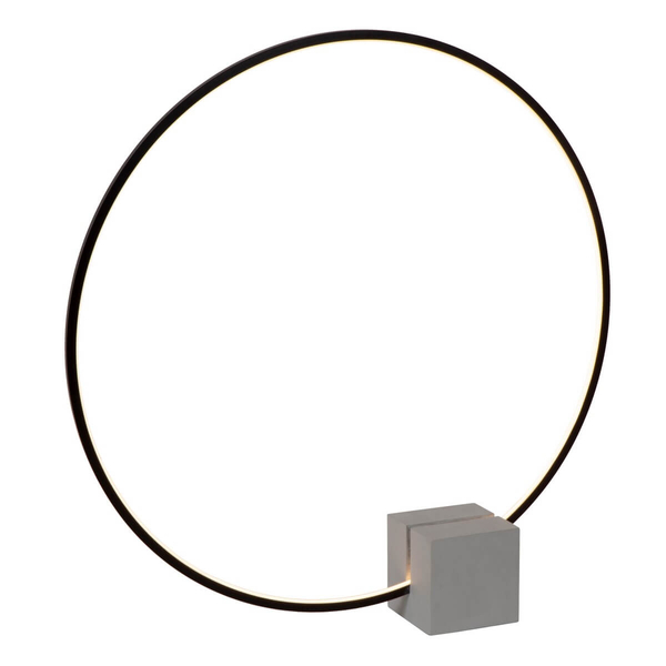 Ringowa lampka stołowa CIRKELIS 05555/24/30 LED 24W 3000K czarny biały
