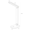 Nowoczesna lampa BIURKOWA 1949-WH LED 8W CCT regulowana biała