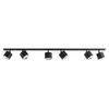 Regulowana lampa sufitowa BOT 1047PL_K metalowe tuby reflektorowe czarne