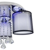 LAMPA sufitowa DRS8007/3 8C Elem metalowa OPRAWA glamour z kryształkami chrom