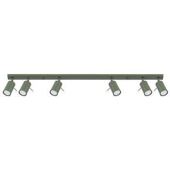 Wielopunktowa lampa sufitowa RING SL.1505 tubki regulowane oliwkowe