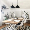 Wisząca lampa loftowa Round CHFB-E27 metalowa nad wyspę do kuchni czarna