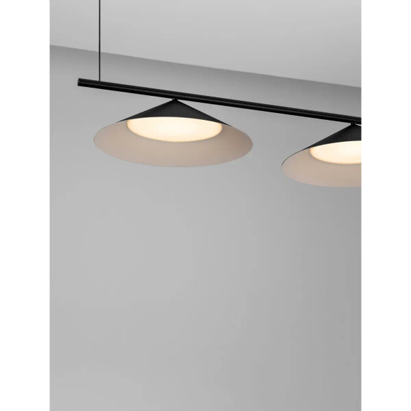 Wisząca lampa stożek ZOLBINO LE45423 LED 24W 3000K czarny