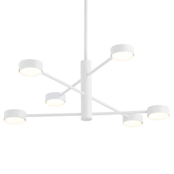 Loftowa LAMPA sufitowa ORBIT 7942 Nowodvorski regulowane pręty sticks molekuły do sypialni białe