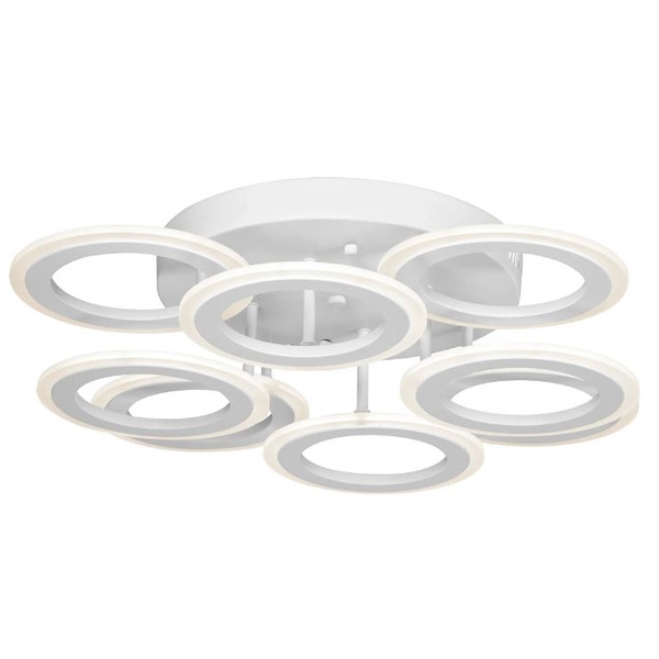 Nowoczesna lampa sufitowa W7108-4+4 plafon LED 168W do sypialni