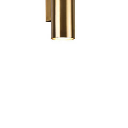 Ścienna LAMPA loft VANTOS DL204212400 Trio okrągła OPRAWA kinkiet tuba metalowa patyna