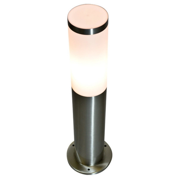 Lampa stojąca ogrodowa Livia 200501 prosta srebrna