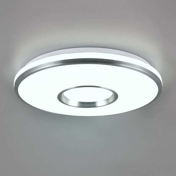 Sypialniany plafon RGB Realta R64401005 RL Light LED 24W 2700-6500K srebrna