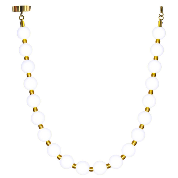 Lampa wisząca kulista Dorado LP-002/2M CCT LED 3000-6000K biała złota