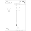 Wisząca lampa minimalistyczna HALO SL.1719 ryflowana kula beżowa