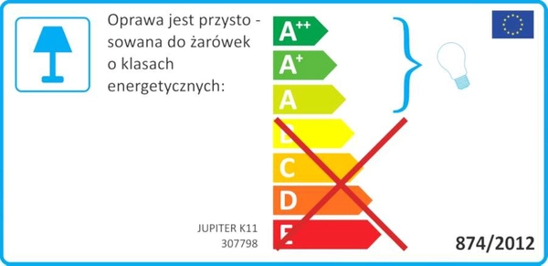 LAMPA sufitowa JUPITER K11 307798 Polux metalowa OPRAWA kwadratowy downlight czarny