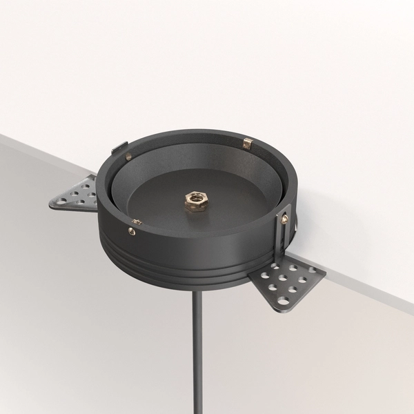 Zwis do sypialni Luna P039PL-5W4K-20INS-B Maytoni LED 5W 4000K kula biała czarna