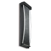 Elewacyjna lampa ścienna Kabo QN-KABO-M-BK LED 10W 3000K IP44 czarny