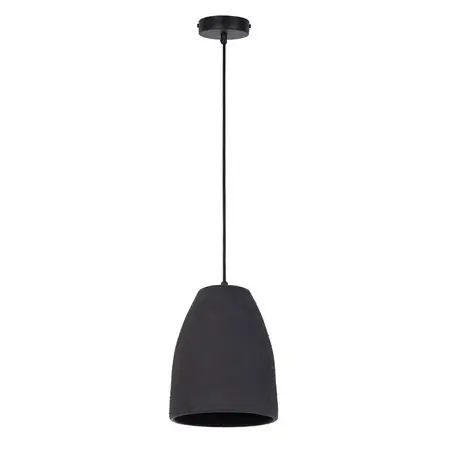 Lampa zwisowa do jadalni Nora 41375 z ceramiki czarna