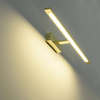 Łazienkowa LAMPA ścienna ISLA GS-LWB-20W GOLD Light Prestige OPRAWA kinkiet LED 20W 4000K galeryjka nad lustro IP44 złota