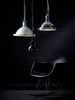 Wisząca LAMPA industrialna NAUTILIUS L 10266101 Kaspa metalowa OPRAWA na łańcuchu ZWIS okrągły biały