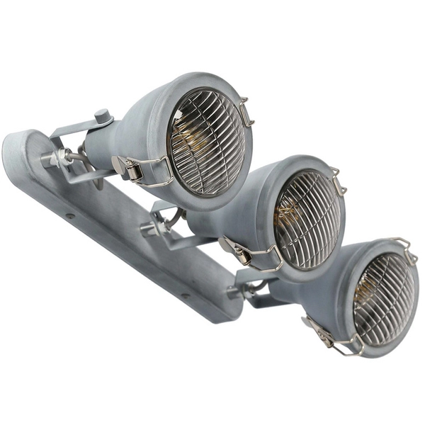 Kinkiet LAMPA industrialna CRODO 93-71125 Candellux regulowana OPRAWA metalowy plafon rustykalny szary