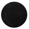 Okrągły stolik kawowy RINGO MM001501100391 czarny złoty dekor marmuru 115cm