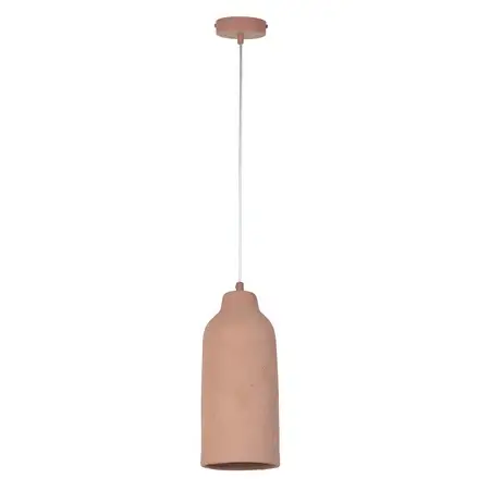 Salonowa lampa wisząca Nora 41382 podłużna ceramiczna mocca