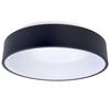 LAMPA sufitowa OHIO BLACK ML3832 Milagro metalowa OPRAWA okrągła LED 24W 4000K plafon czarny biały