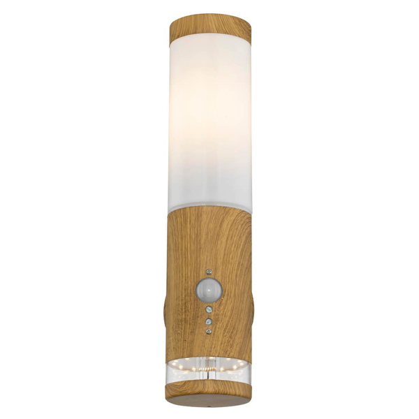 Elewacyjna LAMPA zewnętrzna JAICY 34070S Globo kinkiet do ogrodu tuba IP44 brązowa