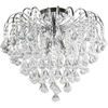 LAMPA sufitowa 5193/4 8C Elem metalowa OPRAWA glamour z kryształkami chrom przezroczysta