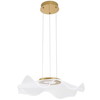 Wisząca LAMPA dekoracyjna CALI LE41368 Luces Exclusivas modernistyczna OPRAWA zwis LED 30W 3000K meduza falująca złota