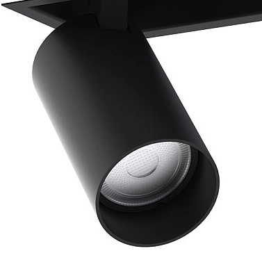 Podtynkowa lampa sufitowa Mono Deep 10458 spot czarny