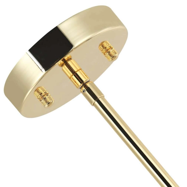 LAMPA okrągła Stanza Gold Nero S Orlicki Design wisząca OPRAWA abażurowa w stylu klasycznym czarna złota