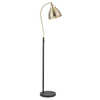 Podłogowa lampa do czytania Franklin 98748 regulowana mosiądz czarny