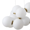 Lampa podwieszana Coralli DP0254-1000 Step LED 116W 3000K kule mosiądz biały