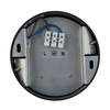 Plafon okrągły FLEA czarny downlight lampa natynkowa do gabinetu