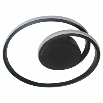 Pierścieniowy plafon FANTASY ML6412 LED 30W 4000K do salonu czarny