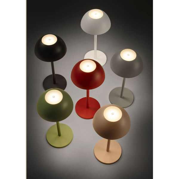 Ściemniana lampka stołowa Ricardo R54106110 IP54 LED 2W 3000K czerwony