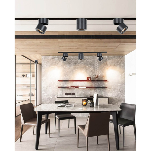 Reflektor szynowy 3-fazowy Posh Cree LED 12W 3000K czarny