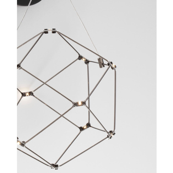 Geometryczny kinkiet przyścienny ASIS LE44326 LED 6W 3000K czarny