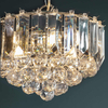 Salonowa lampa wisząca Fargo FARGO-12CH Endon glamour chrom przezroczysta