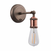 Lampa ścienna marynistyczna Hal 76338 Endon do salonu miedź