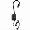 Kinkiet ścienny Sulta 6232A1103 Elkim LED 3W 3000K do czytania czarny