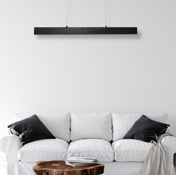 Wisząca LAMPA industrialna PIERCE ML6473 Milagro metalowa OPRAWA LED 18W 4000K belka ZWIS prostokątny