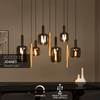 Loftowa lampa wisząca molekułowa JOANET 45494/19/96 szklana czarna złota