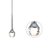 Nowoczesna lampa wisząca CRIMA OR80322 LED 6W Orlicki łezka  chrom