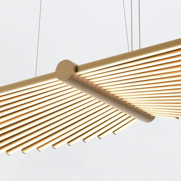 Lampa wisząca nad stół Seraph QN-SERAPH-LP-L-BG LED 57W 3000K złota
