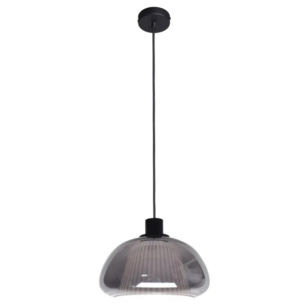 Żyrandol szklany nad wyspę Apiro PND-84638-BK-SG przydymiony