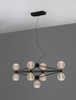 Lampa wisząca BOYA LE42738 LED 42W 3200K z funkcją ściemniania czarna