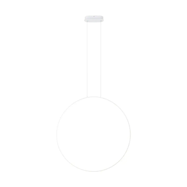 Wisząca lampa ring VISUAL biała P0653 1xLED 28W 3000K IP44 pierścień