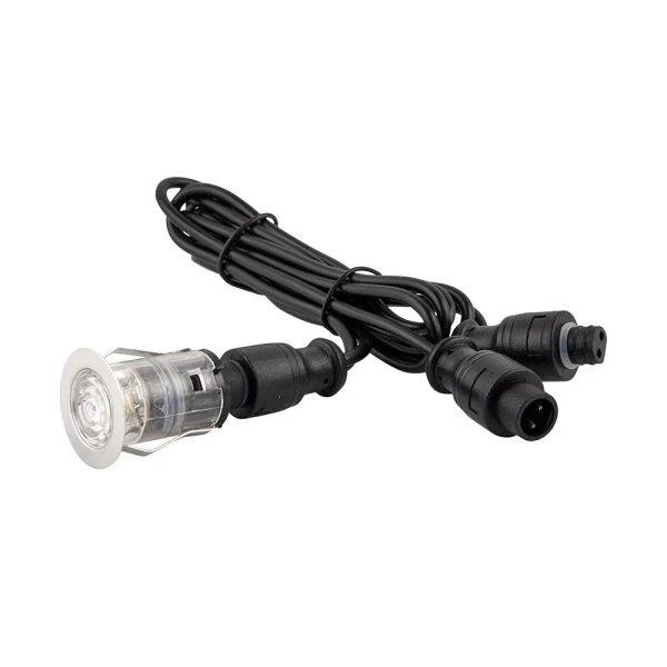 Okrągłe oczko łazienkowe IKON 94430 LED 0,75W 3000-4000K IP67 przezroczyste