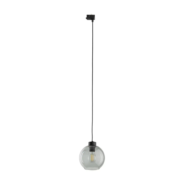 Kulista lampa wisząca do szyny TRACER CUBUS 10686 3-fazowa czarny grafit