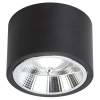Lampa sufitowa natynkowa Redondo ML1074 tubka czarna